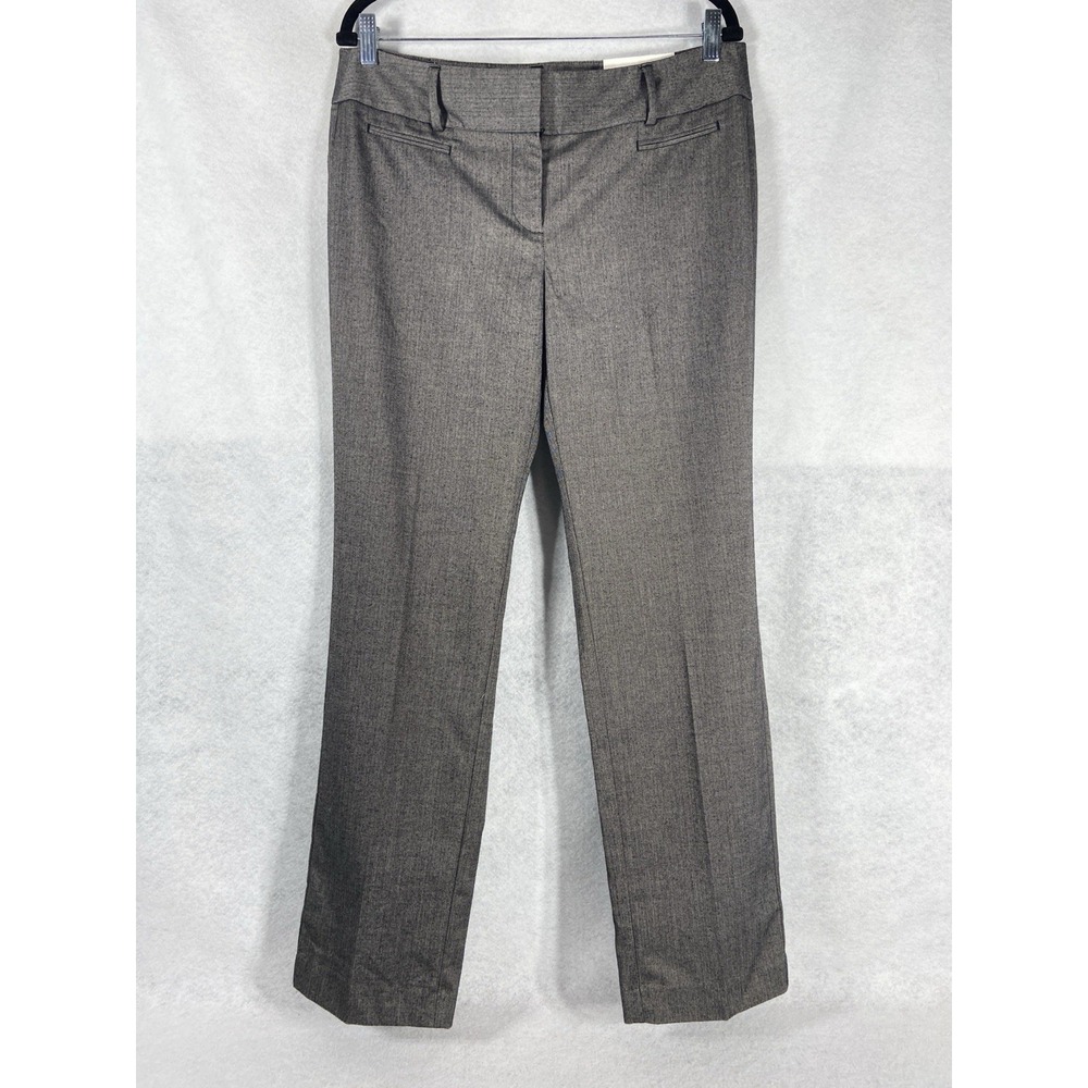 Ann Taylor Loft Pants Women's 10 Gray Trouser Straight Corporate Career New